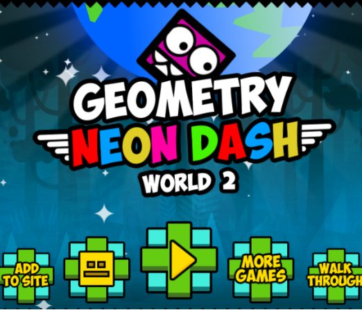 Geometry neon dash world 2 icon