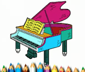 BTS Piano Coloring Book icon